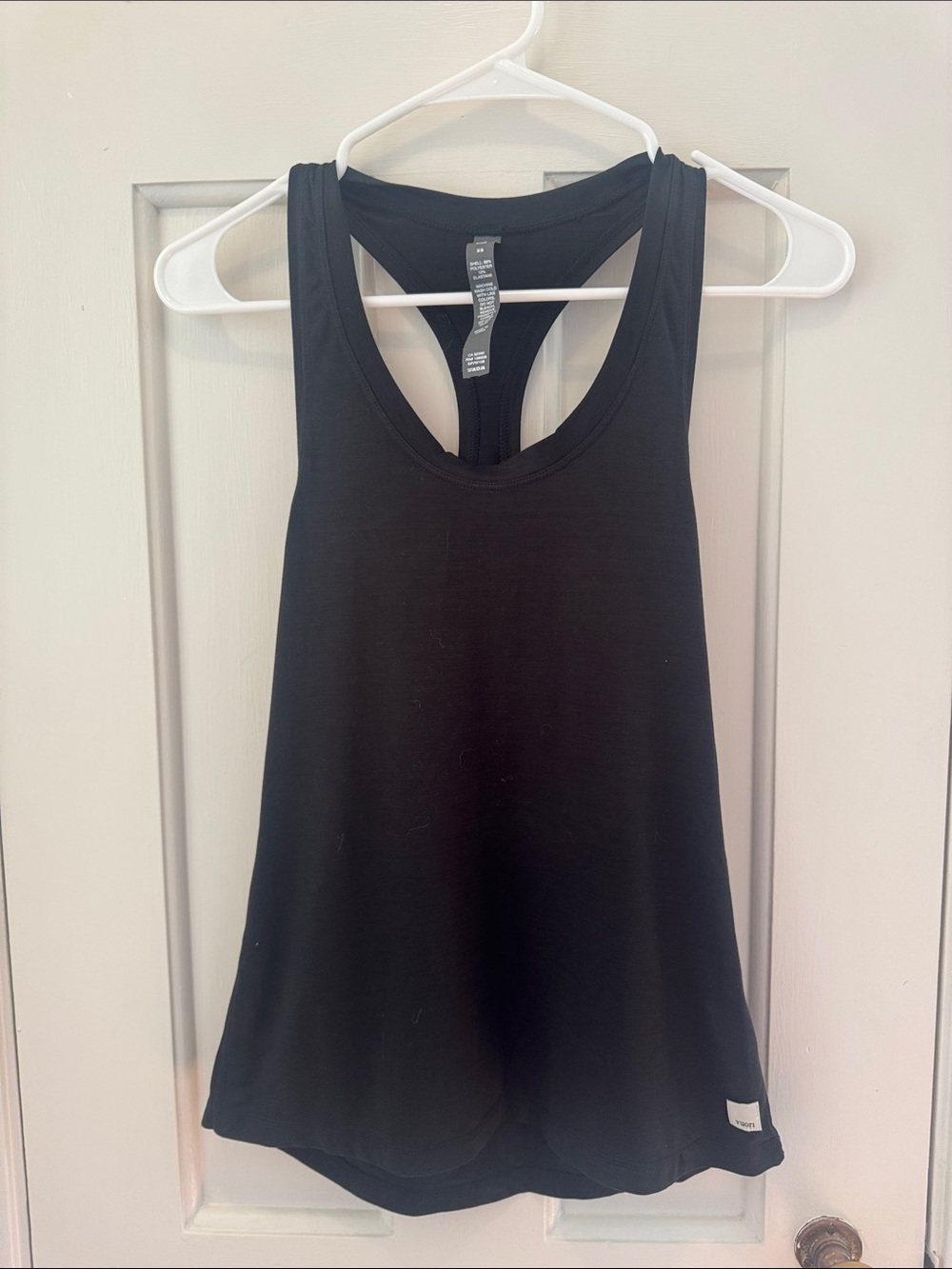 Vuori Black Racerback Tank Top